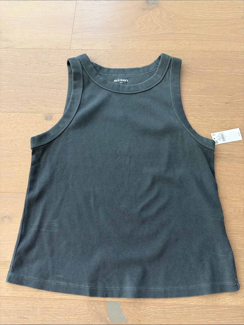 Old Navy Gray Ribbed Women's Tank Top